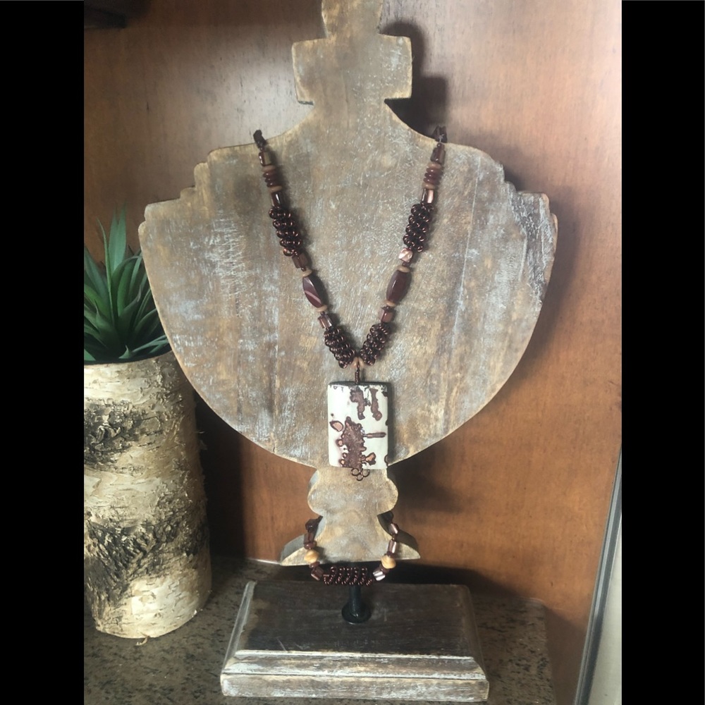 Copper wrap necklace and bracelet
